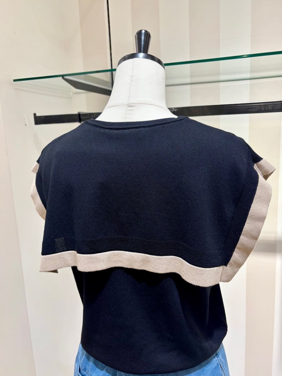 kikiさんの「grove｜【ひんやり/UVカット】大人の可愛さ　セーラーカラーニット」を使ったコーディネート