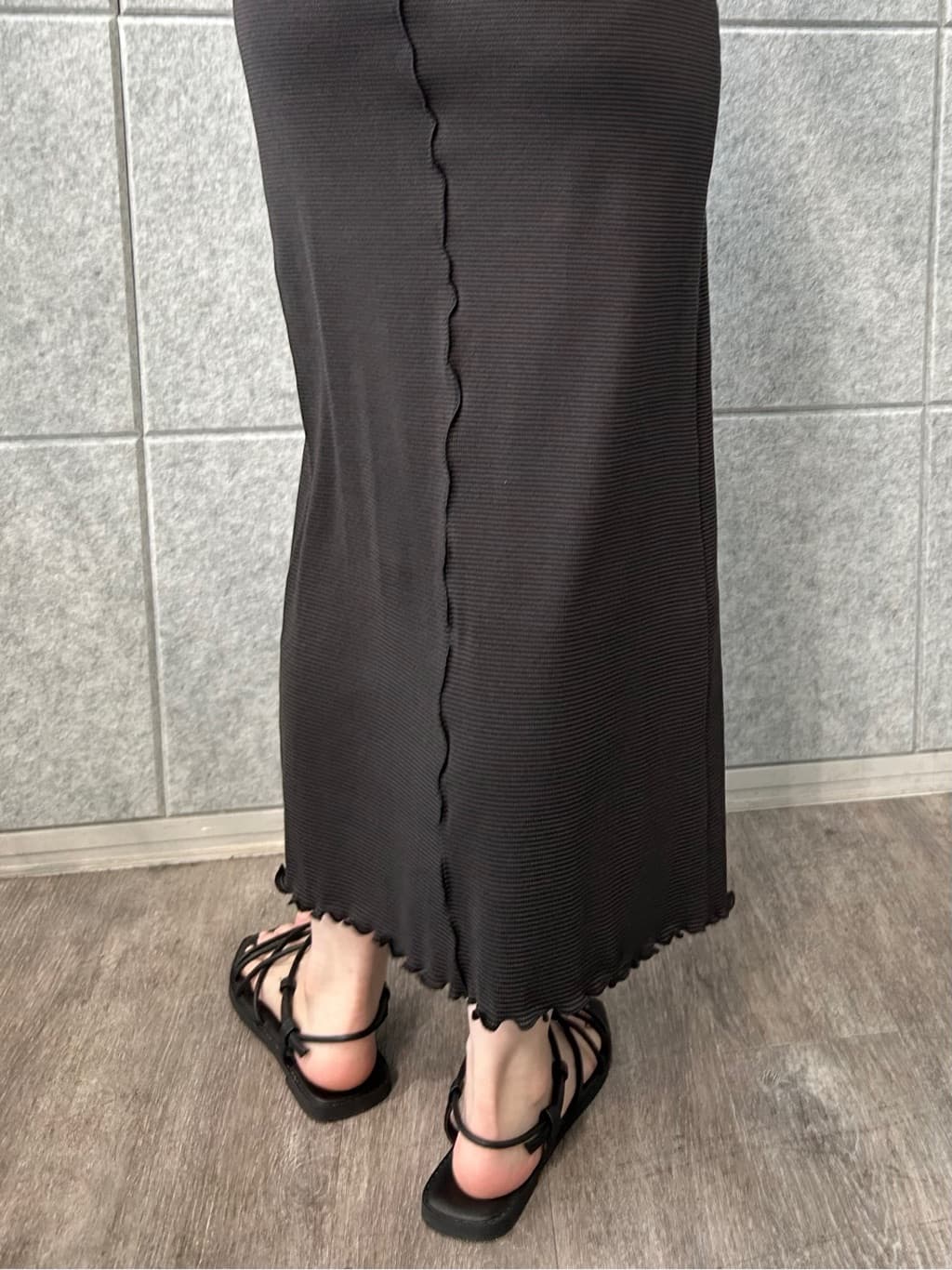honoka Aさんの「CODE A｜【Cup-in】chic border jersey dress」を使ったコーディネート