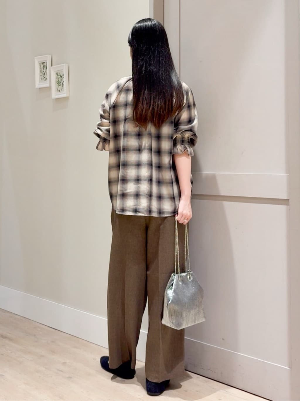Mayuさんの「grove｜【洗える】着回し優秀！フラップポケットワイドパンツ」を使ったコーディネート