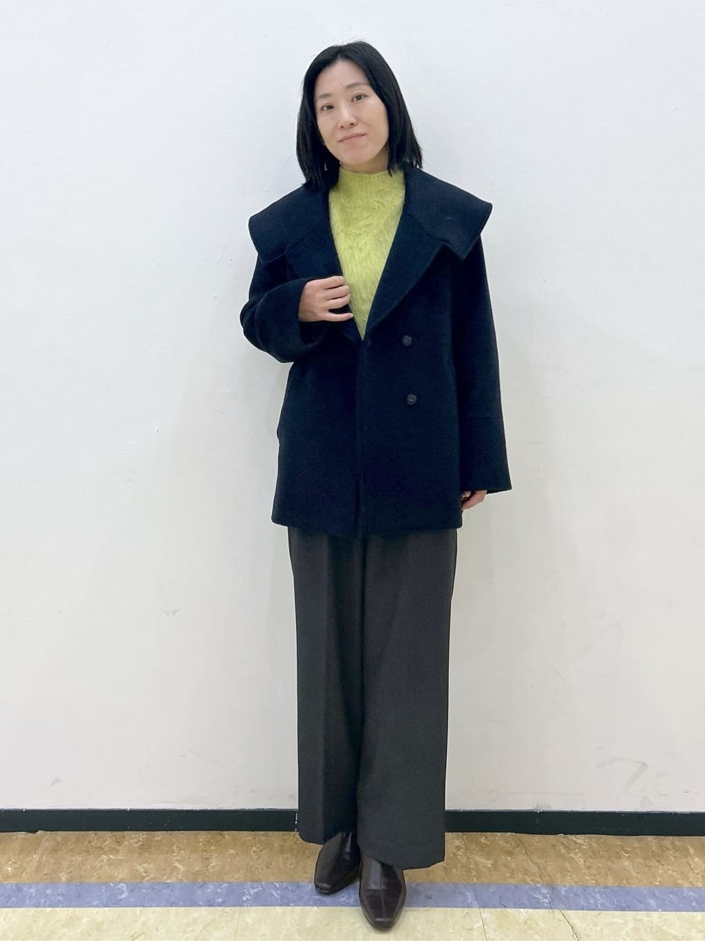 su.さんの「index｜ハイネックパフニット【洗濯機OK】」を使ったコーディネート
