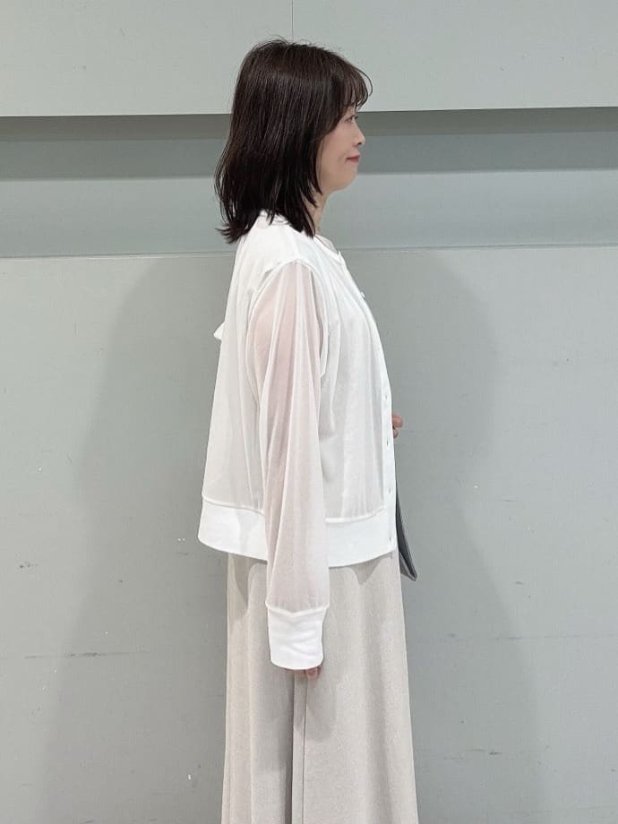 makiさんの「UNTITLED｜【手洗い可】マルチストライプニットバッグ」を使ったコーディネート