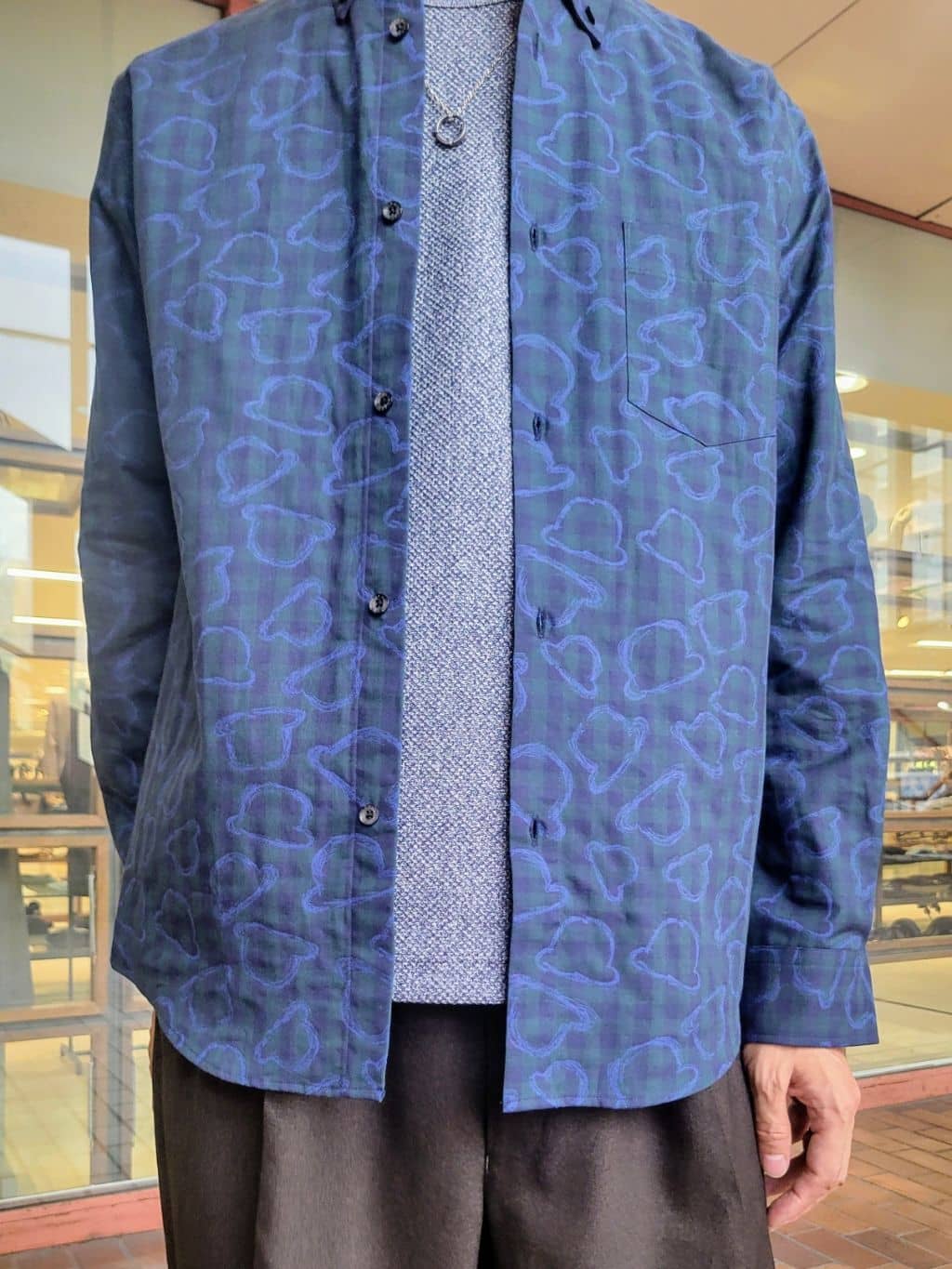 piroyaさんの「TAKEO KIKUCHI｜チェックボーラーガーゼシャツ」を使ったコーディネート