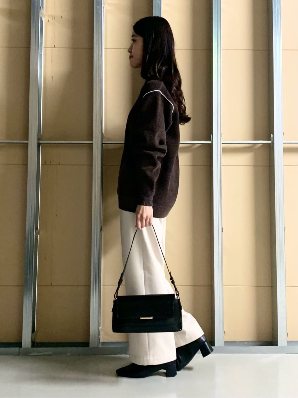 sahoさんの「THE SHOP TK｜【大人の上品カジュアルを叶える】ハグするニット 洗濯機OK／6色展開」を使ったコーディネート