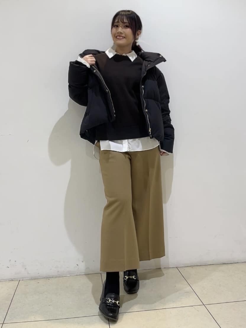 watanabeさんの「UNTITLED｜【トレンド/撥水機能/防寒】ショートダウンコート」を使ったコーディネート