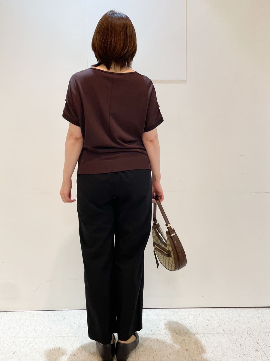 めいさんの「Reflect｜【選べる7色◎／手洗い可／二の腕カバー】半袖ニット」を使ったコーディネート