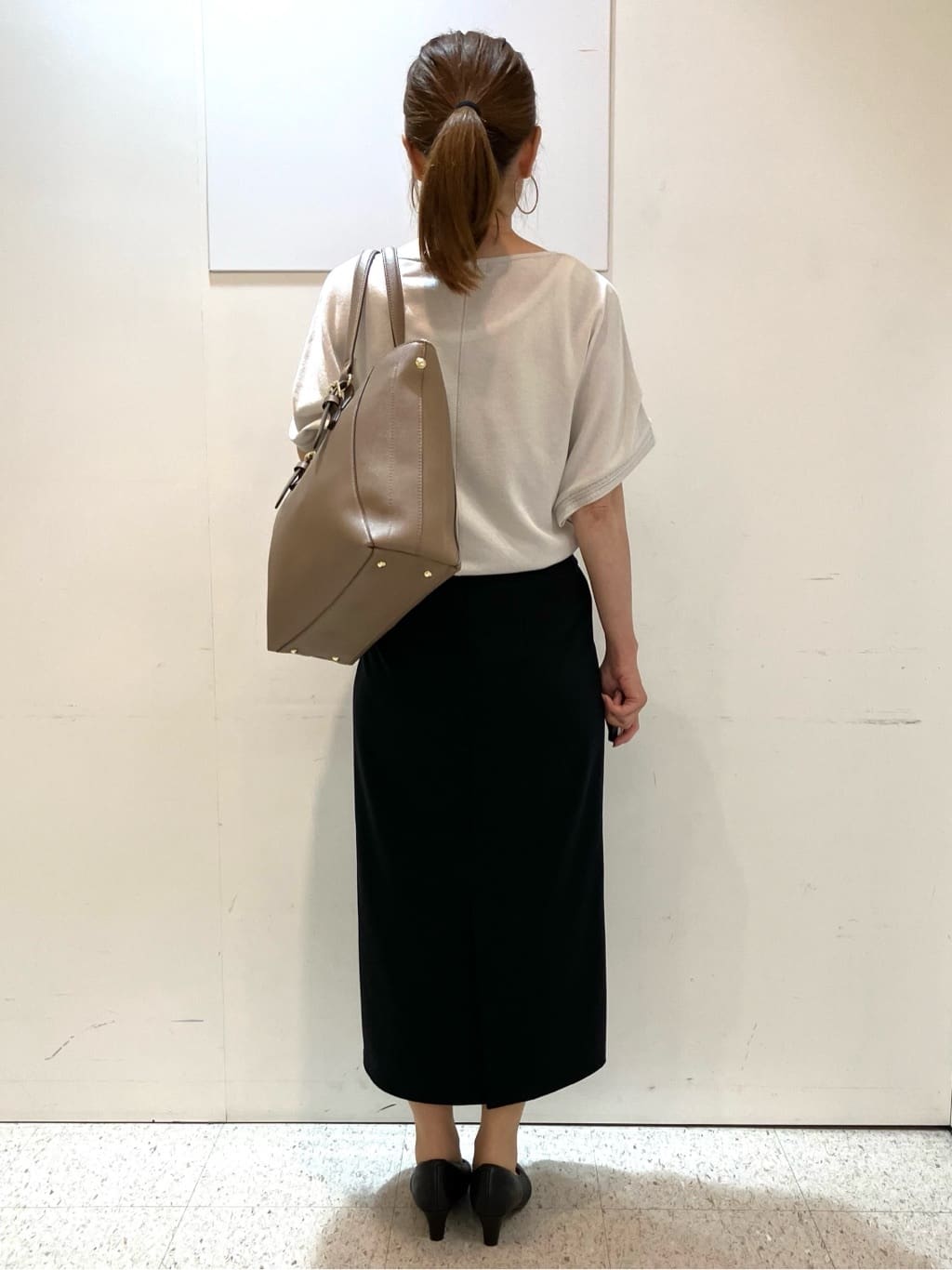 kozuさんの「Reflect｜【選べる7色◎／手洗い可／二の腕カバー】半袖ニット」を使ったコーディネート