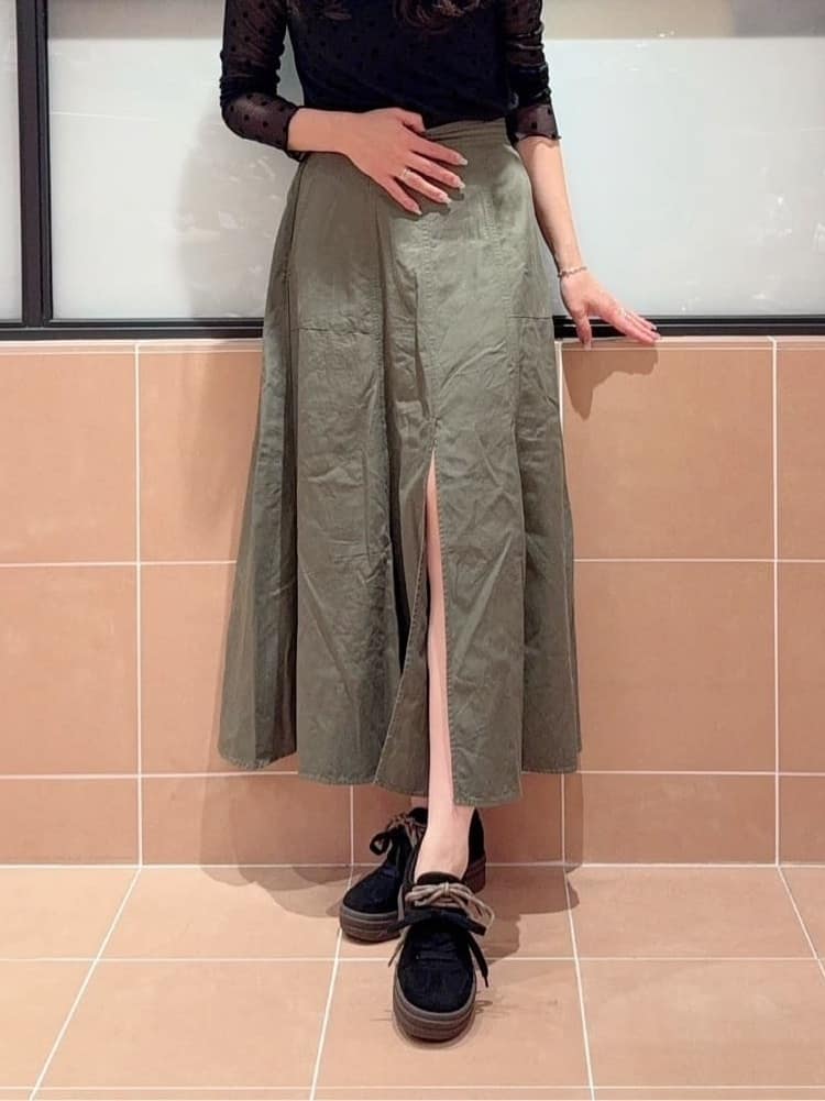 kaoriさんの「ESPERANZA｜ミックスシューレーススニーカー」を使ったコーディネート