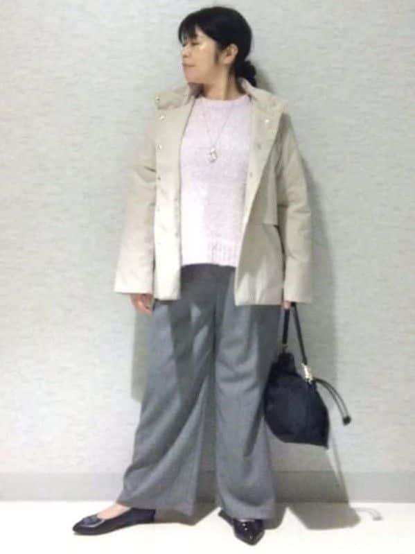sakoさんの「Reflect｜【すっきりシルエット】ワイドクロップドパンツ」を使ったコーディネート