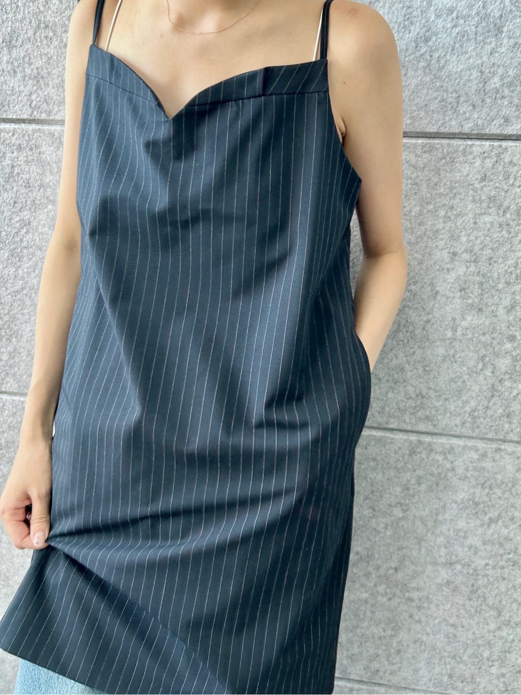 harunaさんの「CODE A｜tailored mood mini dress」を使ったコーディネート
