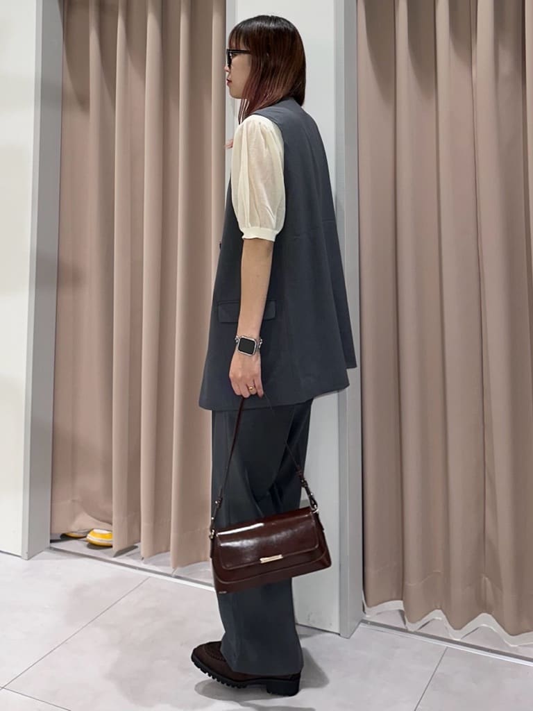 cottonさんの「THE SHOP TK｜ノーカラージレ【セットアップ可/洗濯機OK】」を使ったコーディネート