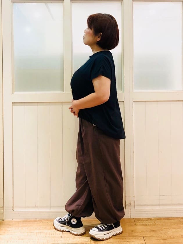 YYYさんの「SHOO･LA･RUE｜【S-LL/洗濯後しわになりにくい】コットン風 前あきドルマンブラウス」を使ったコーディネート