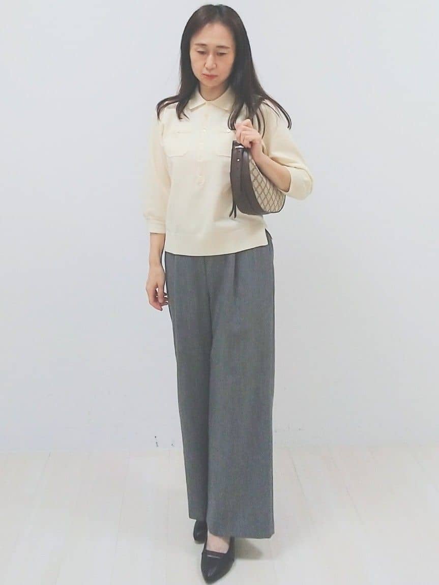 SANAさんの「Reflect｜【パンツにもスカートにも合わせやすい◎】ライティブルゾン」を使ったコーディネート
