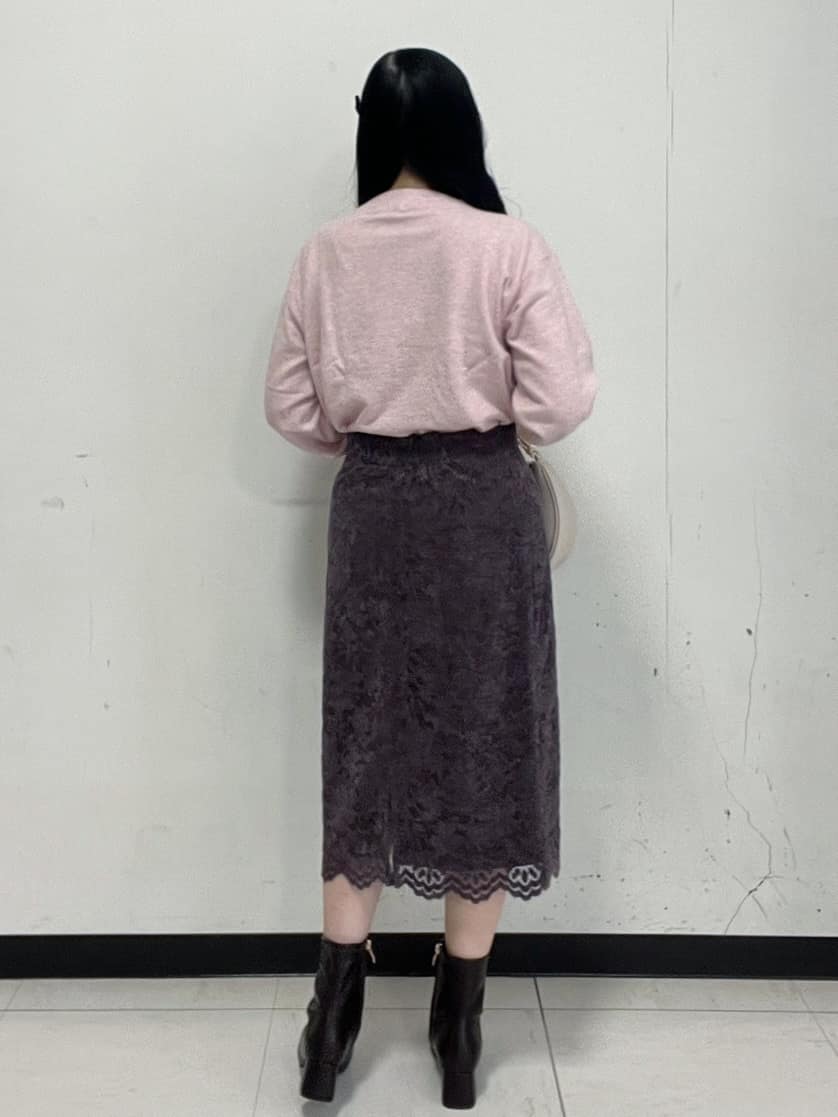 Hitomiさんの「index｜ふんわりボトルネックパフスリーブニット【洗濯機OK】」を使ったコーディネート