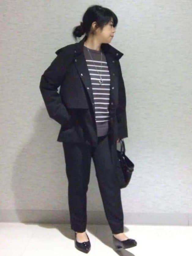sakoさんの「Reflect｜【腰周りすっきり◎】ワイドクロップドパンツ」を使ったコーディネート