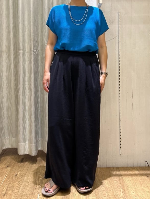 ga_riさんの「THE SHOP TK｜【6色展開】さらさらフレンチニット【毛玉になりにくい/洗濯機OK】」を使ったコーディネート