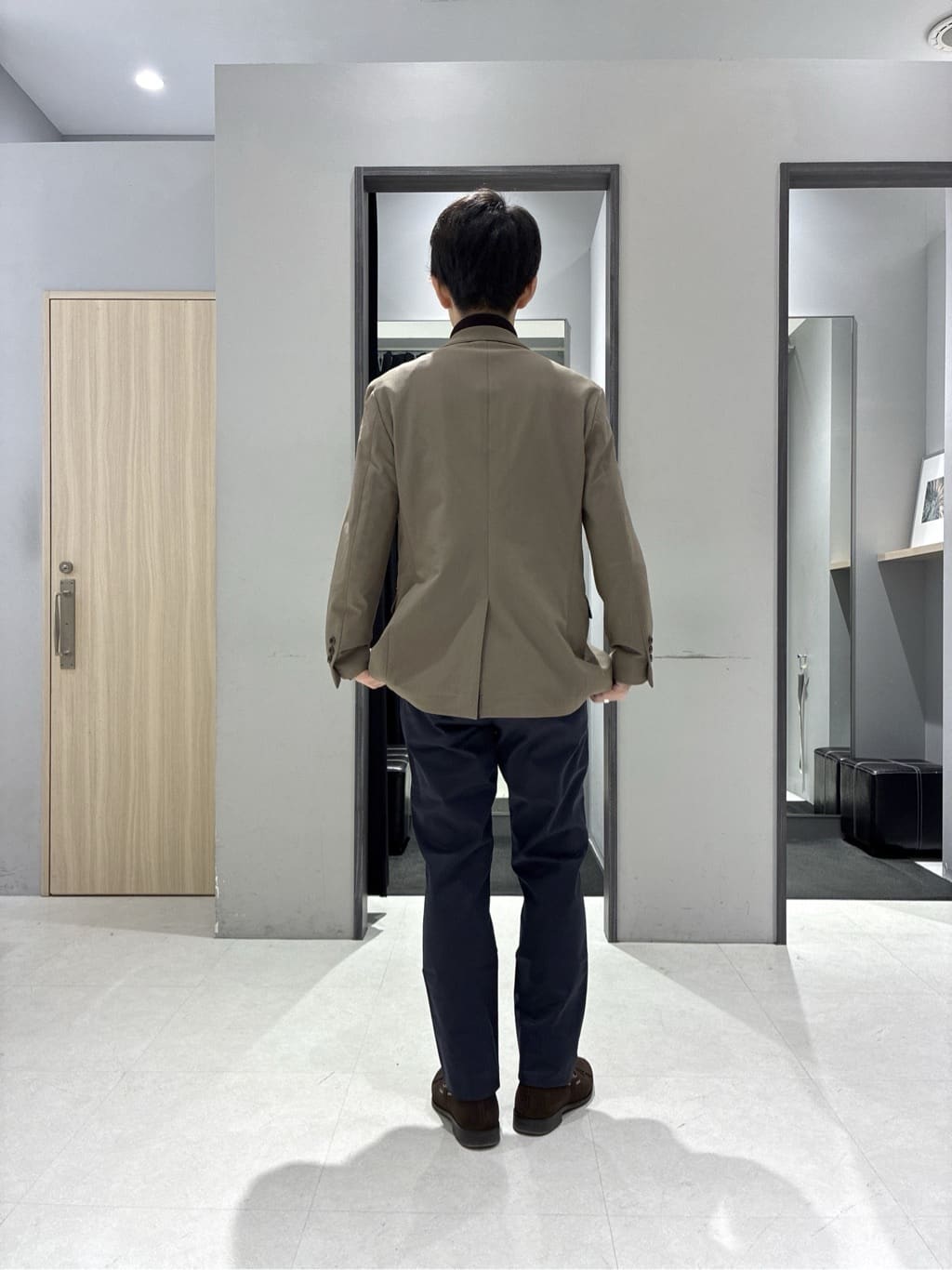 わいずみさんの「TAKEO KIKUCHI｜【360&deg;ストレッチ／セットアップ対応】None Of Stress ジャケット」を使ったコーディネート
