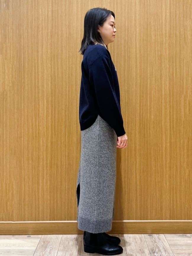 aさんの「OPAQUE.CLIP｜カシミヤブレンドウールミドルピーコート」を使ったコーディネート