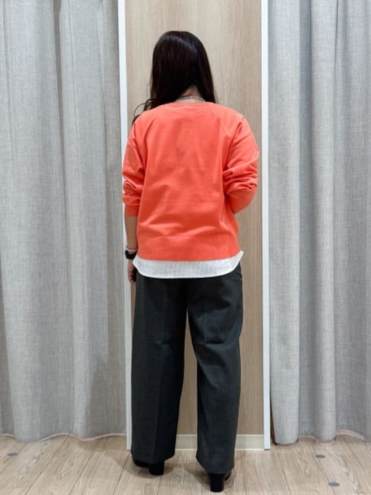 sachiさんの「grove｜【洗える/毛玉軽減】天竺ラグランスリーブプルオーバー」を使ったコーディネート