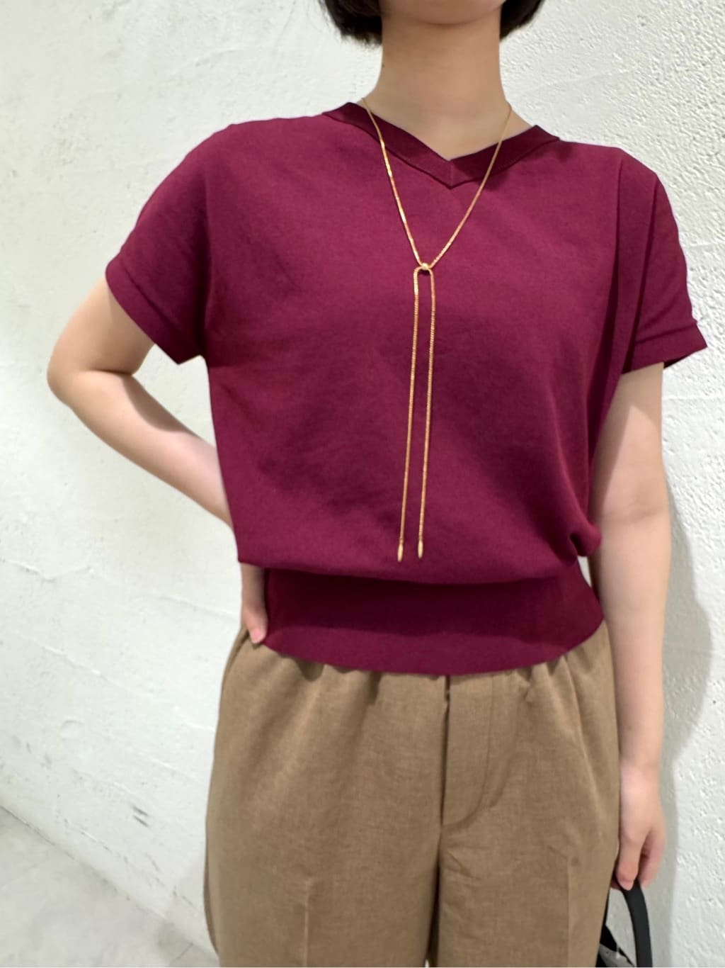 Ayaさんの「UNTITLED｜【UV/はっ水/セットアップ可】リラククールパンツ」を使ったコーディネート