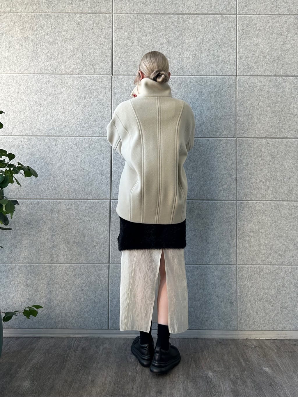honoka Aさんの「CODE A｜wool volume short coat」を使ったコーディネート