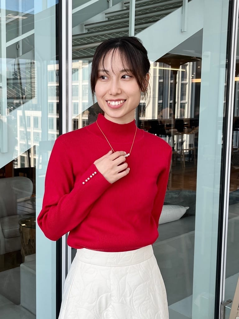 はばさんの「Couture brooch｜フェイクファーチェーンバッグ」を使ったコーディネート