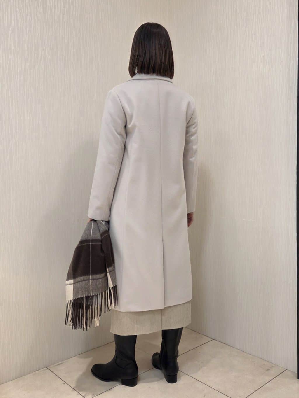 naokoさんの「UNTITLED｜【スタイリッシュ／オンオフ兼用】ウールチェスターコート」を使ったコーディネート