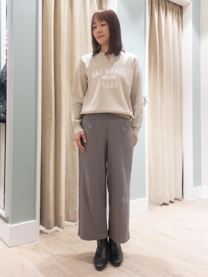 おみつさんの「grove｜【ウール混】軽やかに羽織れるショートコート」を使ったコーディネート