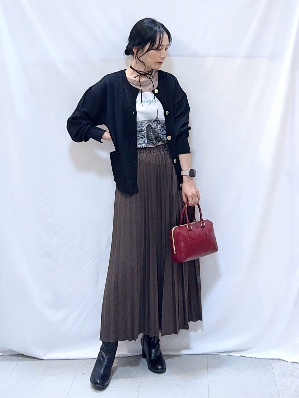 𝐇𝐢𝐫𝐨𝐦𝐢さんの「SHOO･LA･RUE｜【S-LL/ひんやり/UV】選べる6柄でそれぞれ欲しくなる プリントTシャツ」を使ったコーディネート