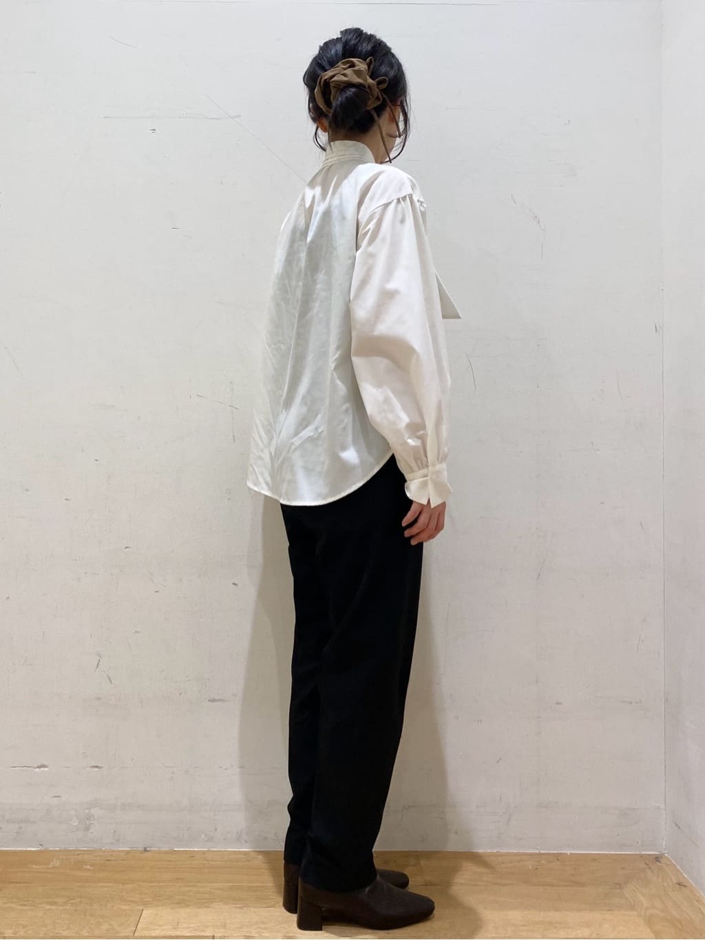 みなみさんの「OPAQUE.CLIP｜ウォームタッチ テーパードパンツ【洗濯機洗OK／ストレッチ】」を使ったコーディネート