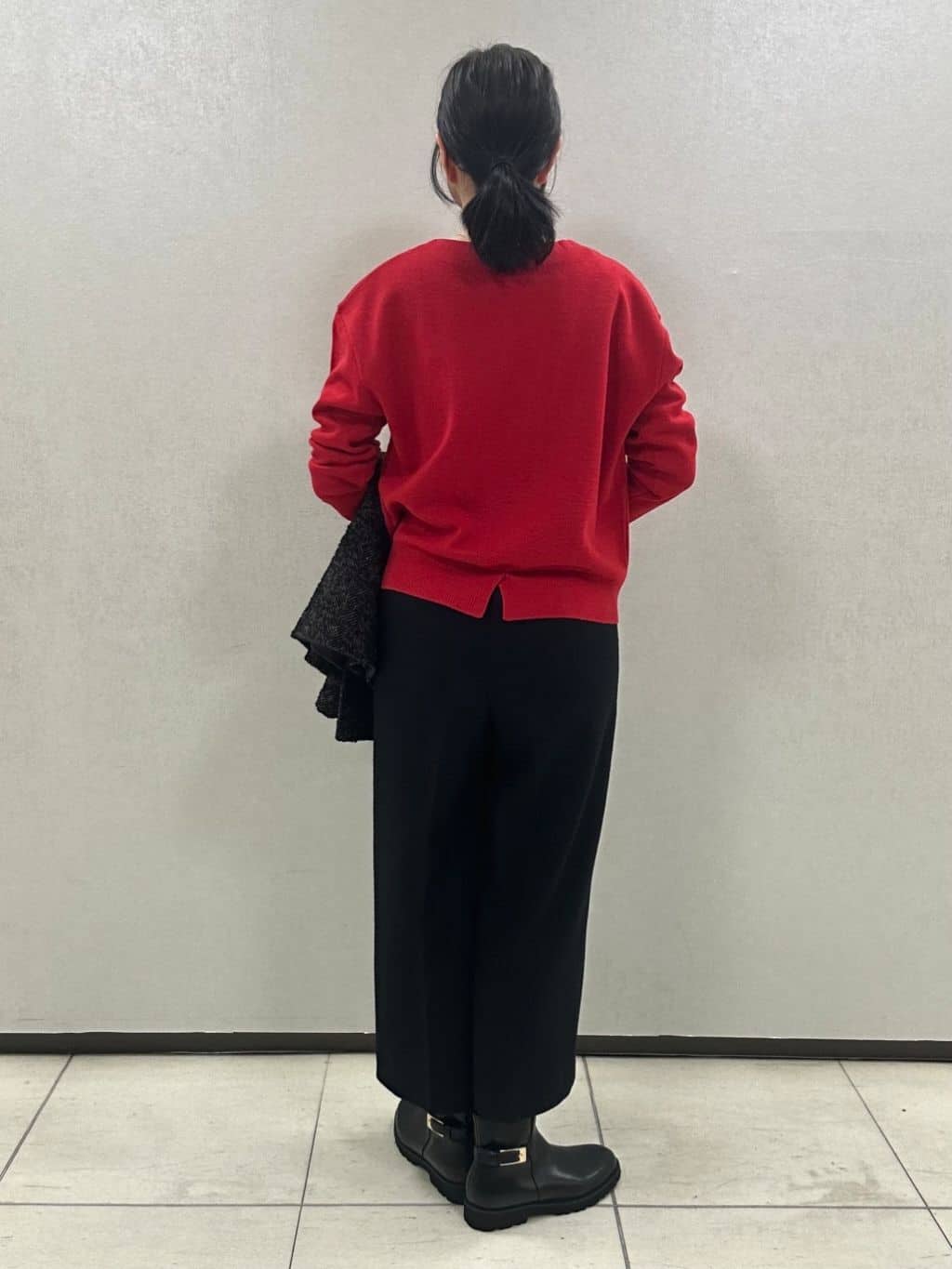 miiさんの「UNTITLED｜【洗える】モックネックミラノリブニット」を使ったコーディネート