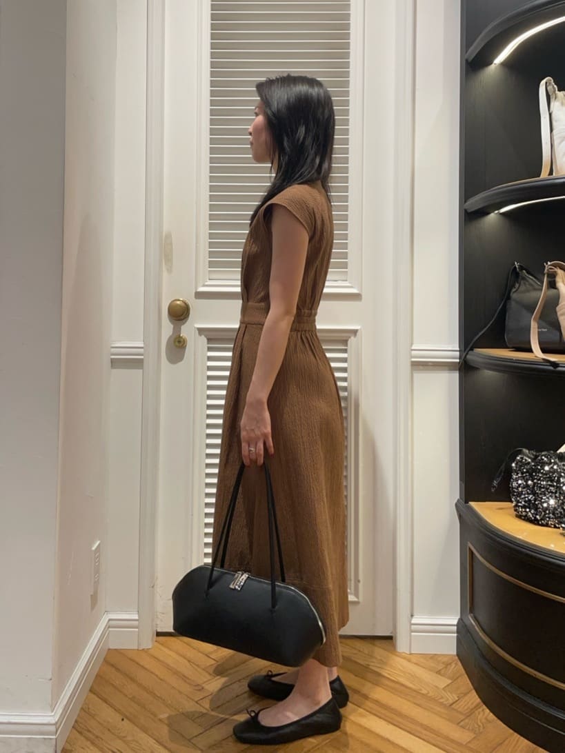 Karinさんの「DRESSTERIOR｜◆ソフトレザーバレエシューズ」を使ったコーディネート
