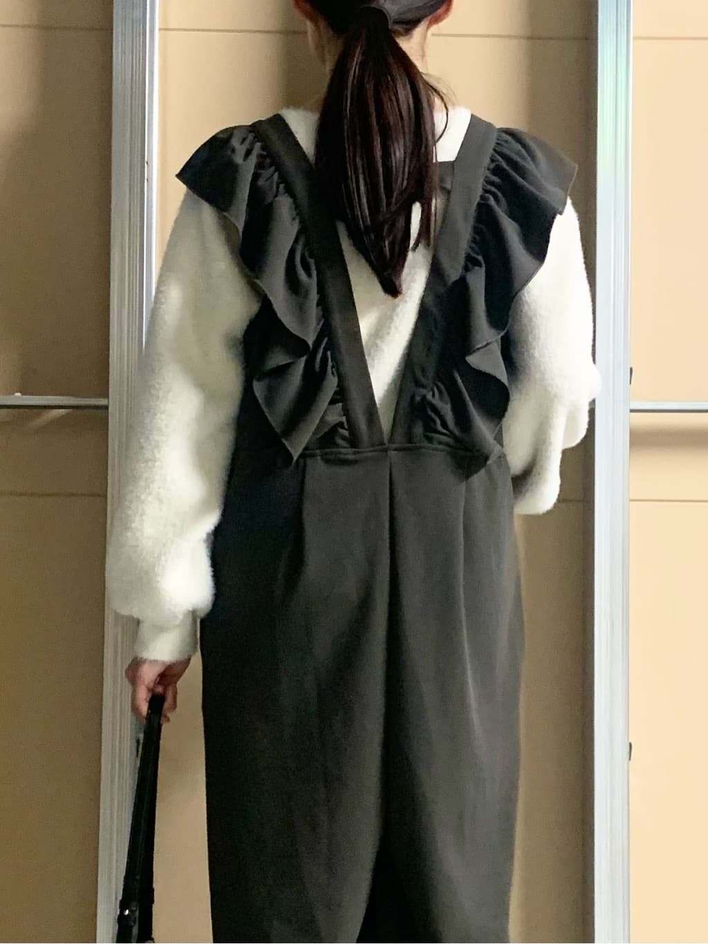 sahoさんの「THE SHOP TK｜【シーズンレス】フリルオールインワン」を使ったコーディネート