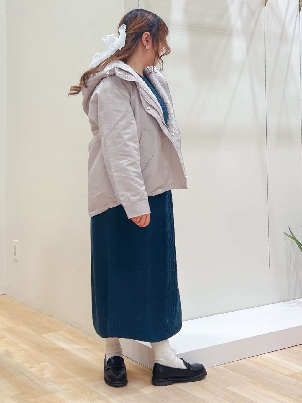 みことさんの「grove｜【名品アウター/3WAY・はっ水】ボアライナー付マウンテンパーカ」を使ったコーディネート