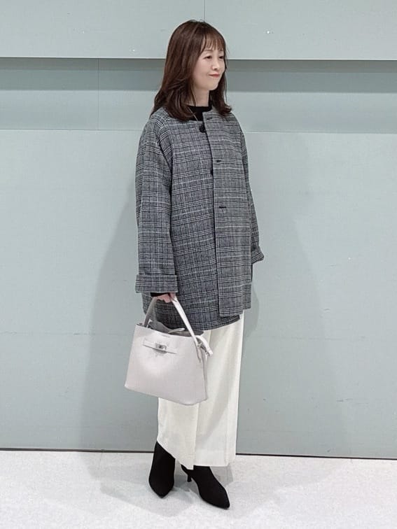 makiさんの「UNTITLED｜【ミディ丈/軽やか】セミラグランリバー コート」を使ったコーディネート