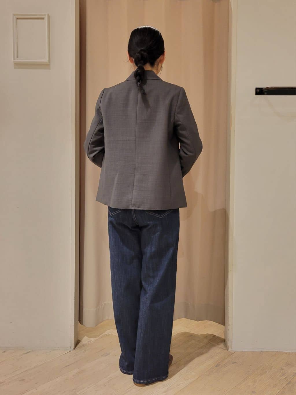 いそさんの「grove｜【カセット服】ダブルブレストテーラードジャケット」を使ったコーディネート