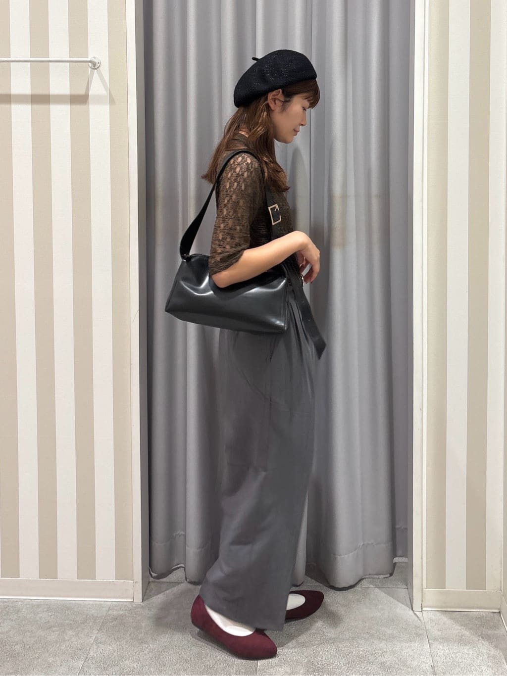 Rikaさんの「SHOO･LA･RUE｜【S-LL/5分袖】大人の抜け感 襟付きレーストップス」を使ったコーディネート