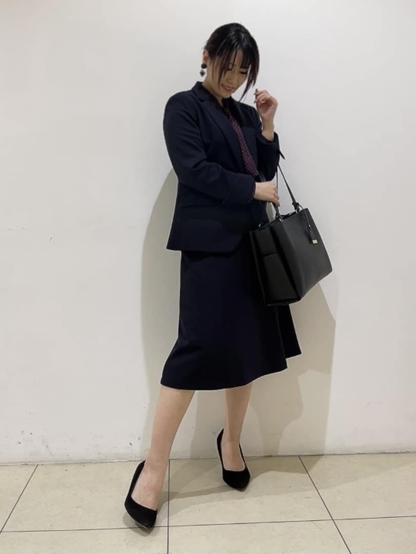 watanabeさんの「UNTITLED｜【洗えるスーツ／ストレッチ】ウール混ジャージ テーラードジャケット」を使ったコーディネート