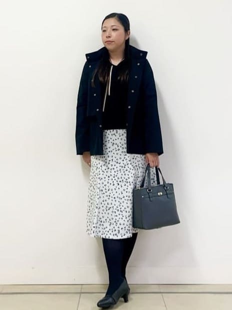 chisaさんの「Reflect｜【すっきり見え／フード取り外し可／通勤におすすめ◎】ライティアウター」を使ったコーディネート