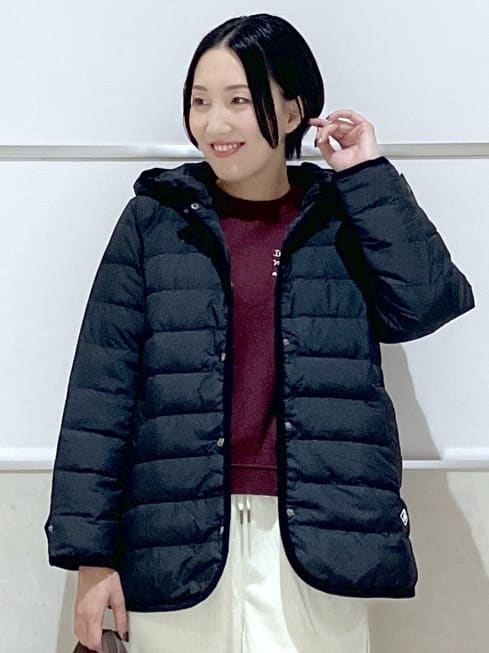eriko さんの「Dessin｜【撥水・2WAY】ミュラーダウンコートミドル丈」を使ったコーディネート
