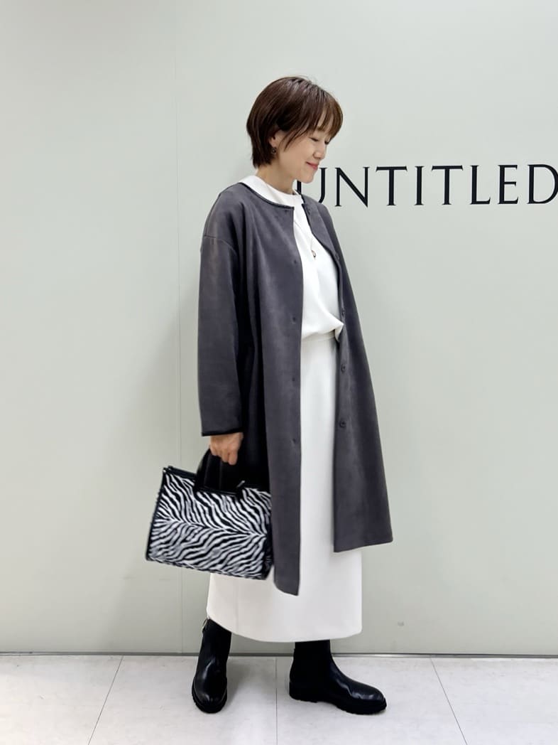 Mikiさんの「UNTITLED｜【セットアップ可/洗える/ウエストゴム】ダンボールジャージスカート」を使ったコーディネート