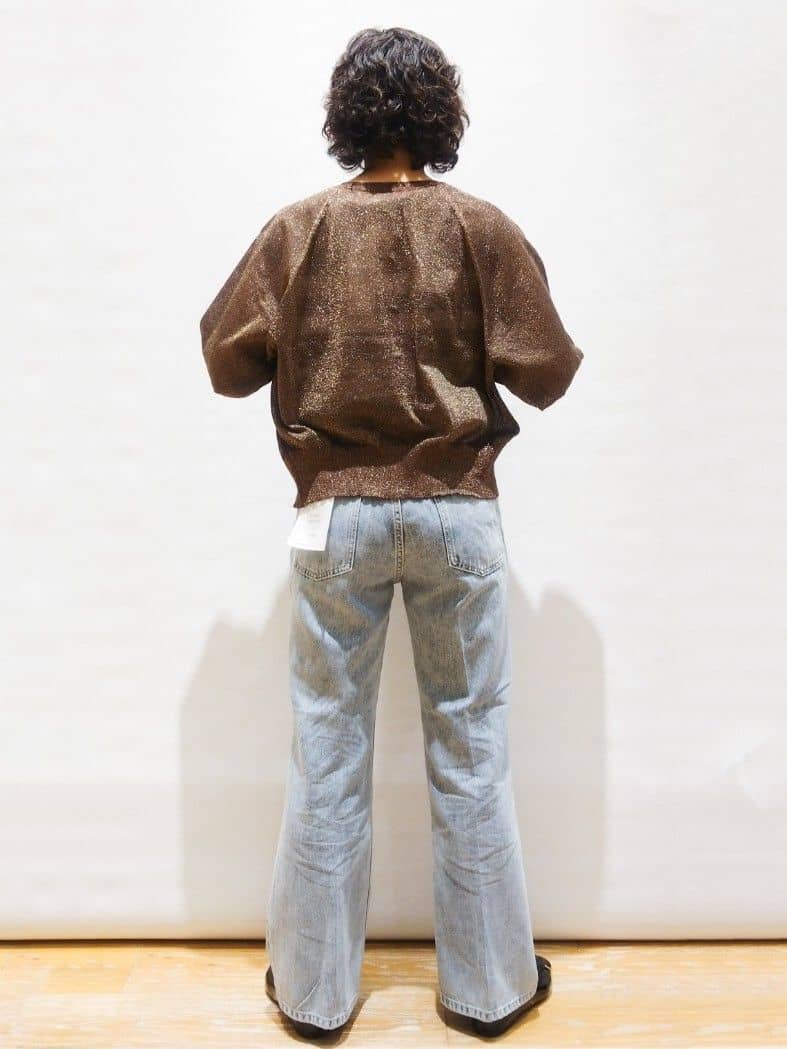 ぽんさんの「OPAQUE.CLIP｜《丈が選べる》ストレートデニムパンツ【洗濯機洗い可】」を使ったコーディネート