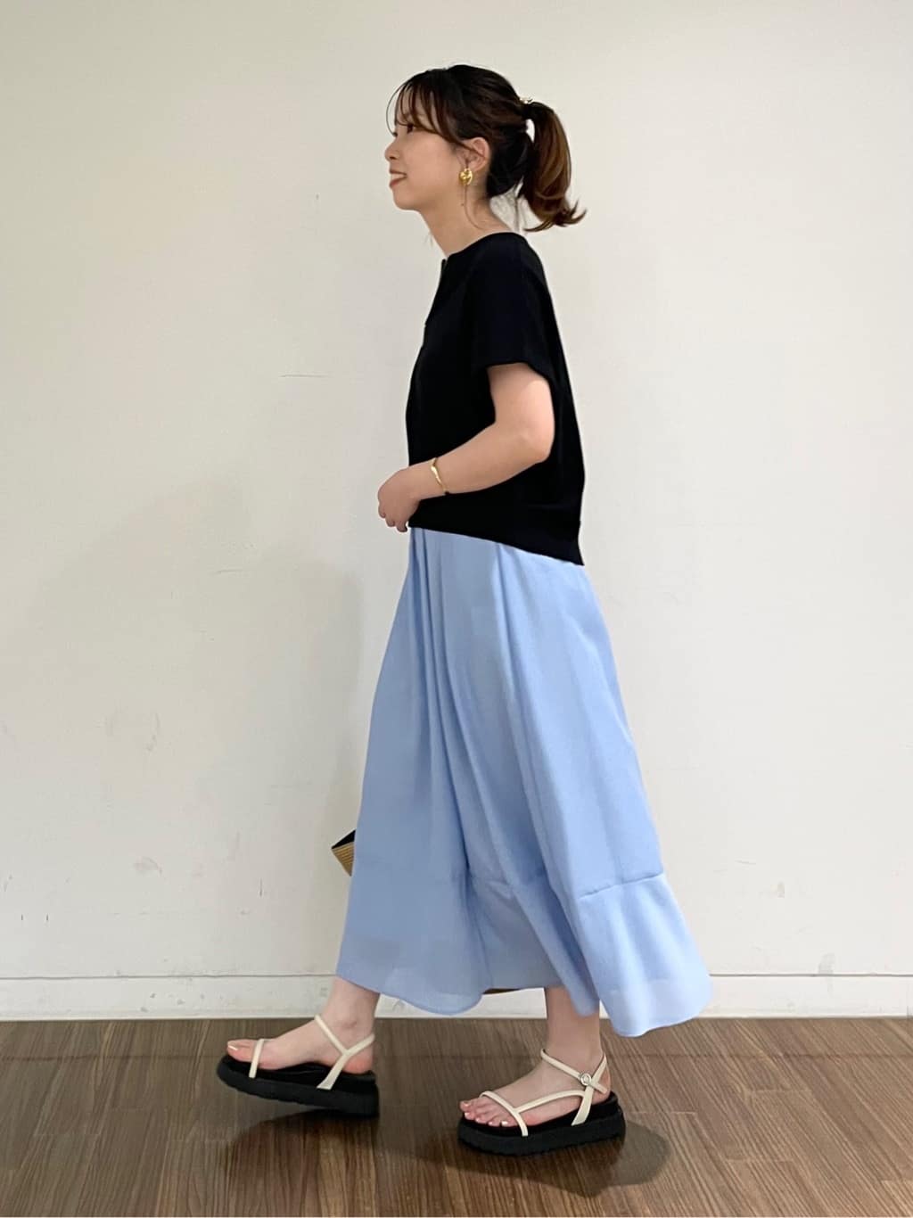 ねねさんの「INDIVI｜」を使ったコーディネート