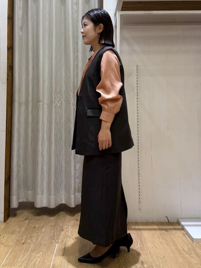 chさんの「THE SHOP TK｜ノーカラージレ【セットアップ可/洗濯機OK】/CAVIANシリーズ」を使ったコーディネート