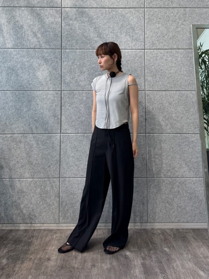 designer yukaさんの「CODE A｜compact edge tee」を使ったコーディネート