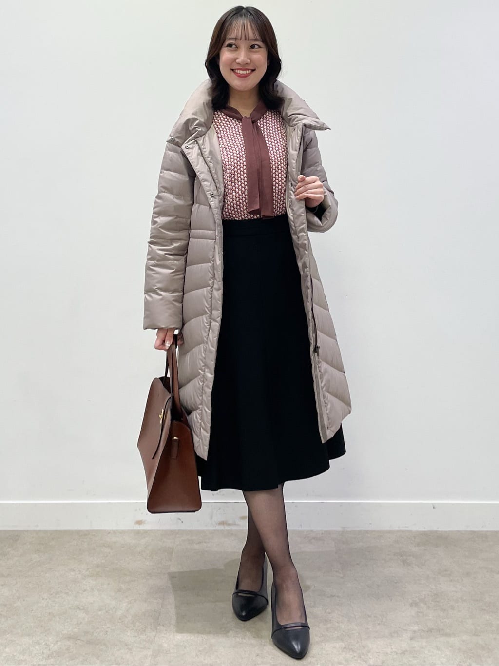 yukariさんの「Reflect｜【SS-4Lサイズ／ウエスト調整可】フーデッドロングダウンコート」を使ったコーディネート
