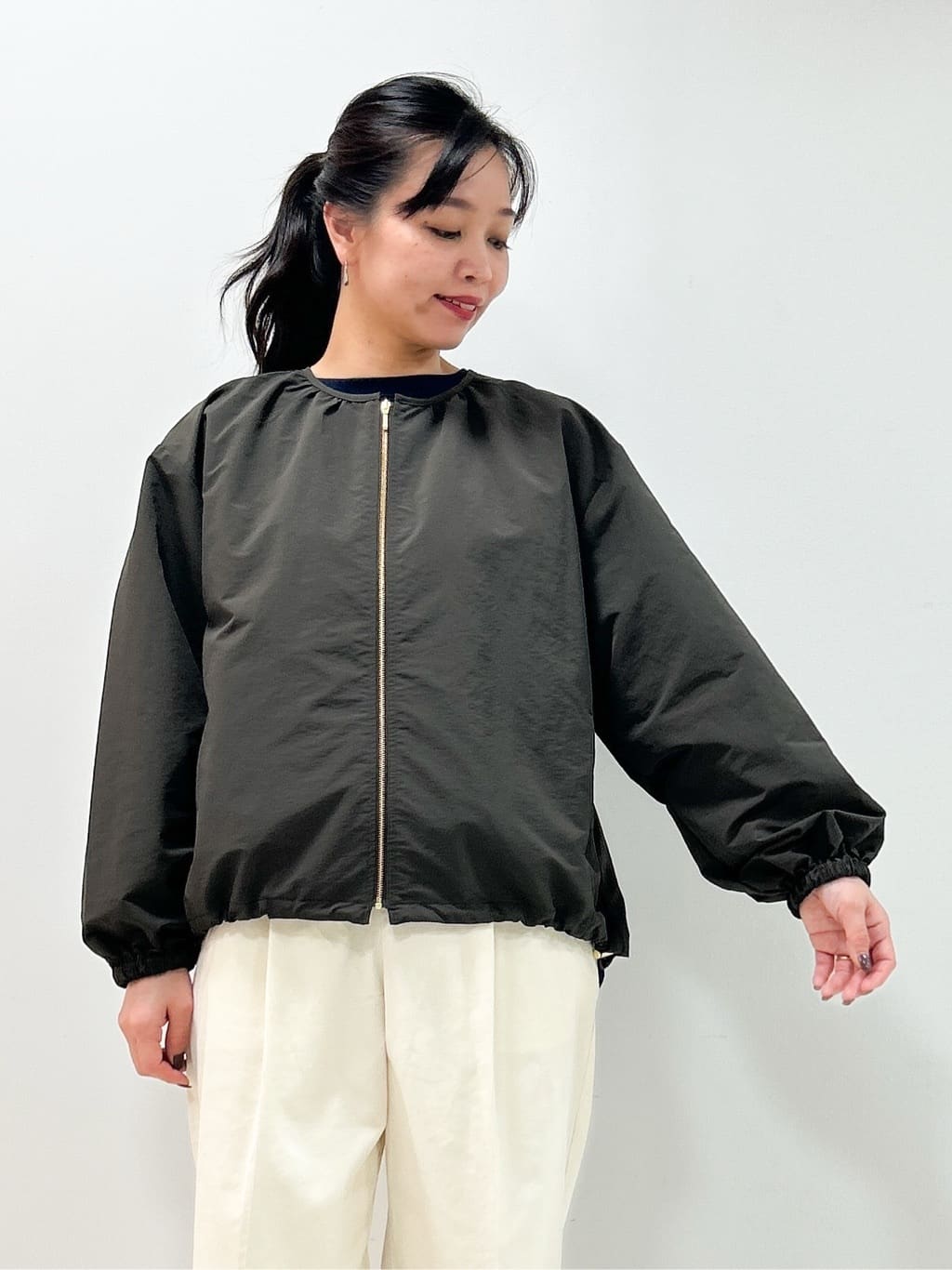 Kaiさんの「Dessin｜【360度可愛い・洗える】バックヘンリーカットソー」を使ったコーディネート