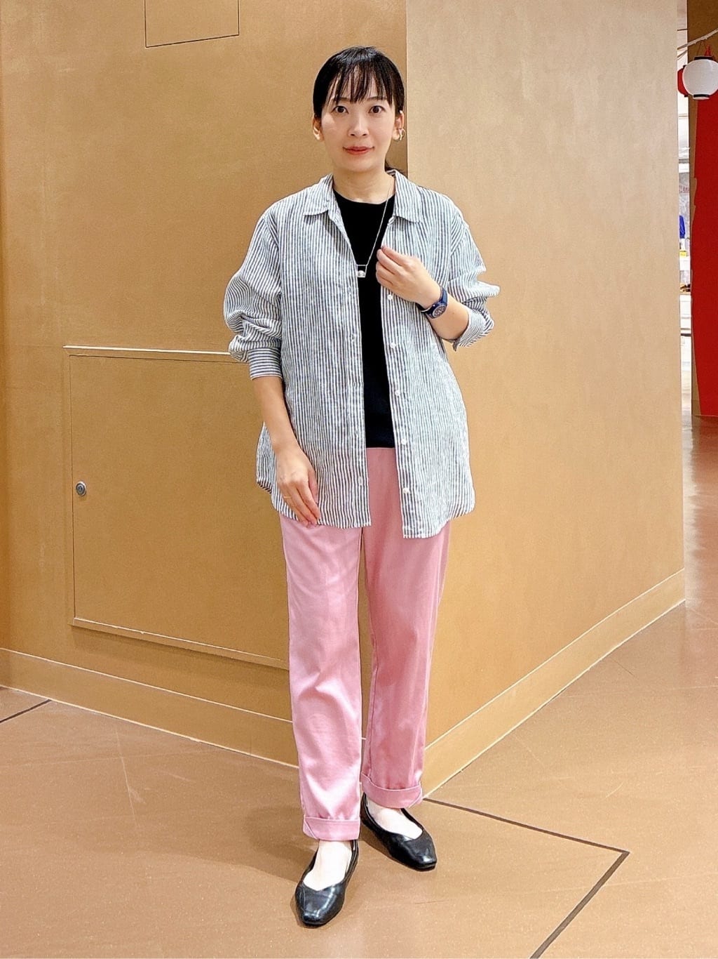 hattoriさんの「INDIVI｜スクエアトップロングネックレス」を使ったコーディネート