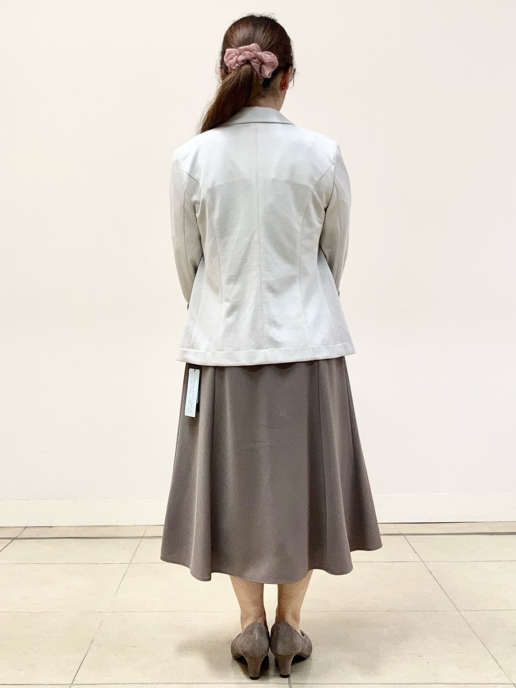 tomominさんの「Reflect｜【WEB先行カラーあり／手洗い可】ジョーゼットスリーブ&times;ニット」を使ったコーディネート