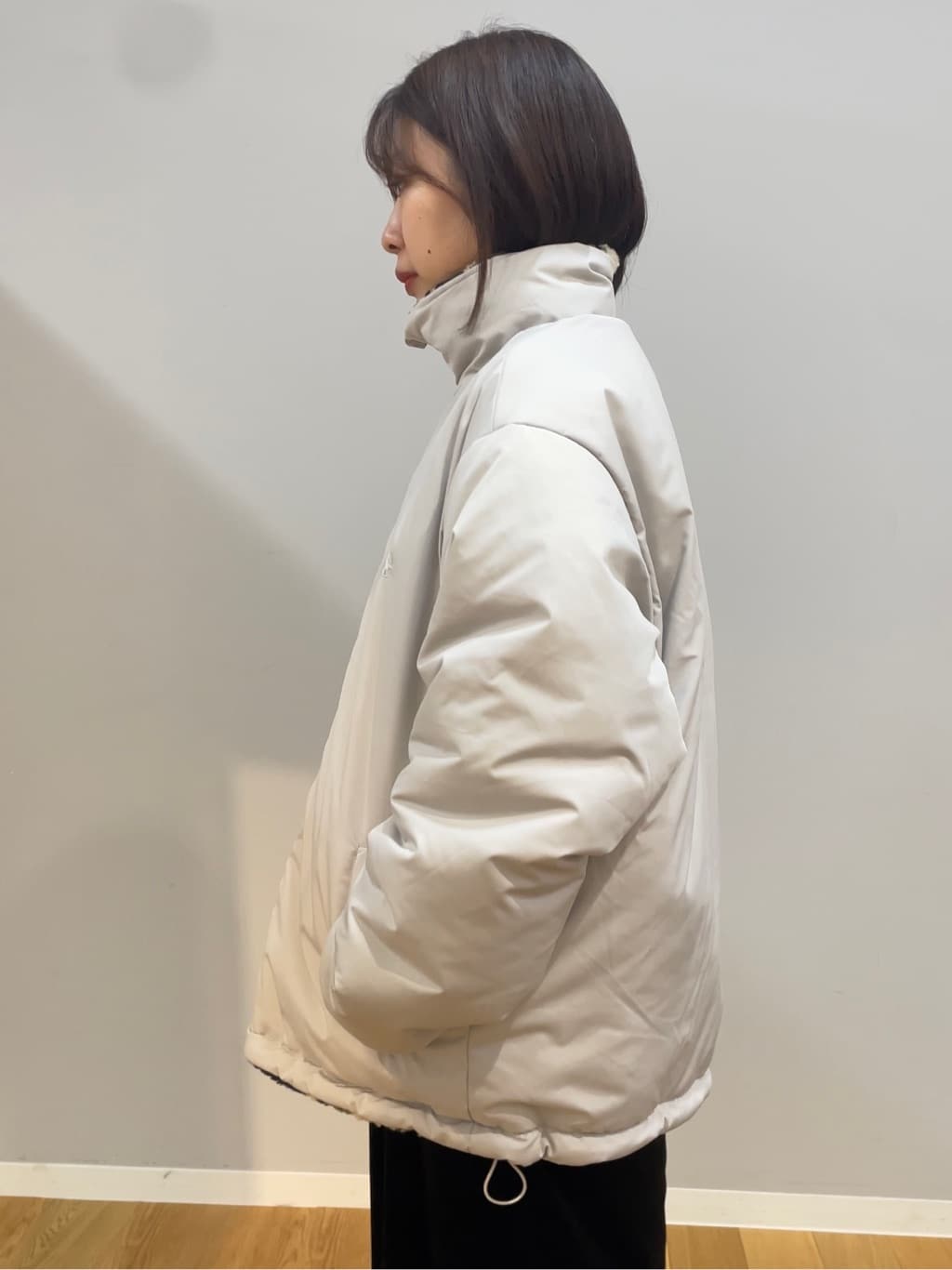 abeさんの「tk.TAKEO KIKUCHI｜【WEB限定】リバーシブルボアブルゾン」を使ったコーディネート