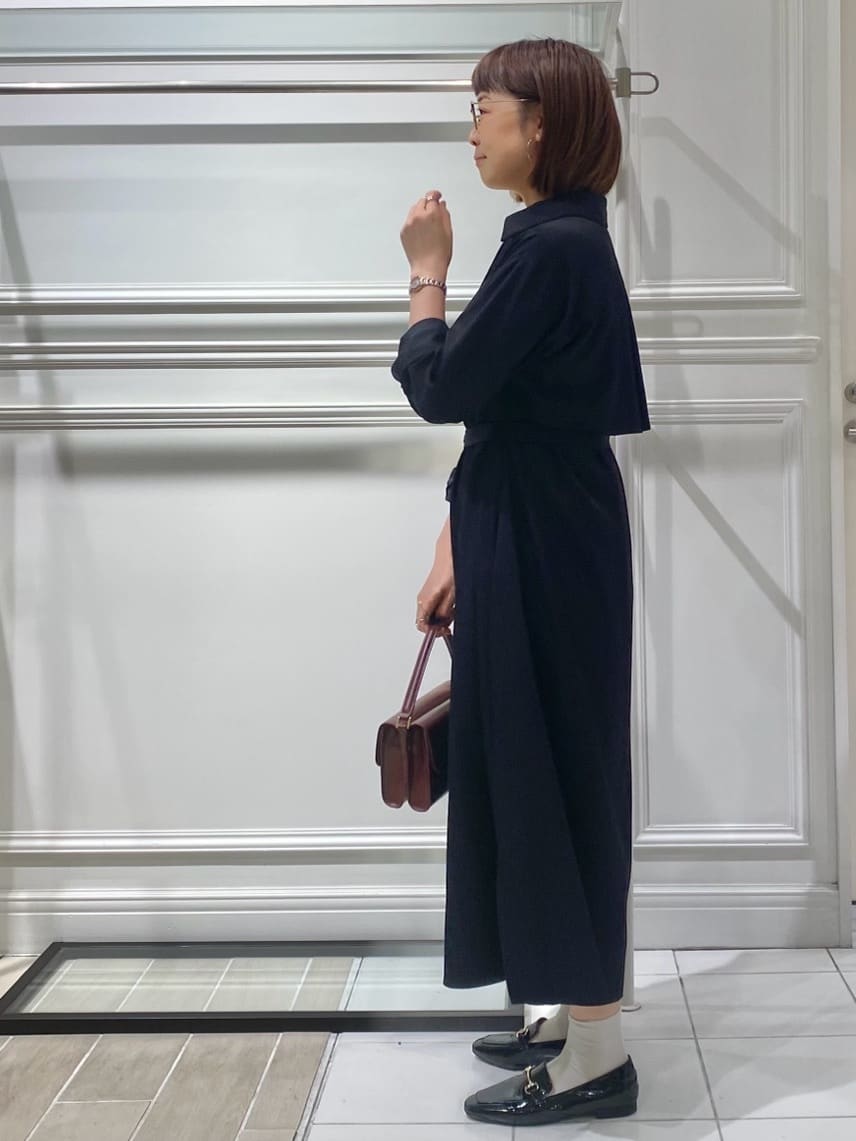 AKKOさんの「UNTITLED｜【セットアップ可/洗える】ウールライク ワイドパンツ」を使ったコーディネート